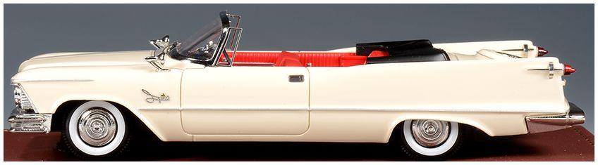GLM 1:43rd Scale Imperial Crown Convertible Desert Beige Open Roof (Single Headlight) 1957