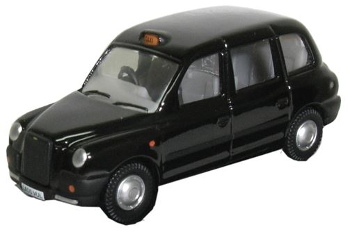 Oxford Diecast 1:76 Scale TX4 Taxi - Black