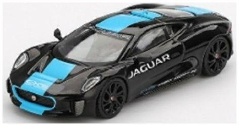 Truescale 1:64 Scale Jaguar C-X75 Black (LHD)