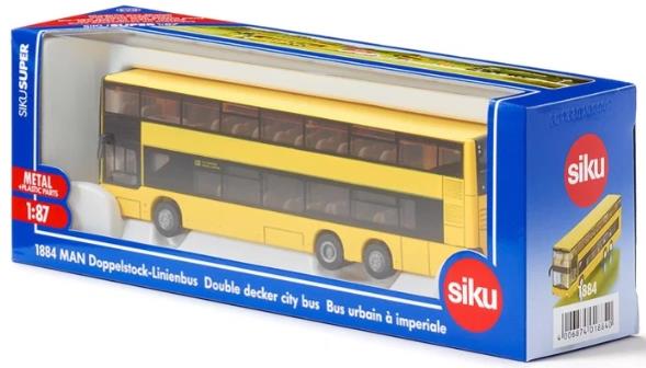Siku  1:87th Scale MAN Double Decker Bus