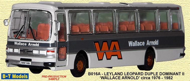 B-T Models 1:76 Scale Ley Leopard - Wallace Arnold (Grey)SWW142R