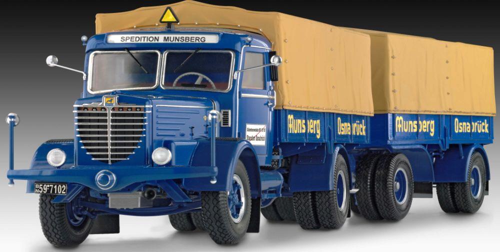 Revell 1:24 Scale Bussing 8000 S 13 w/Trailer 'Platinum Edition'