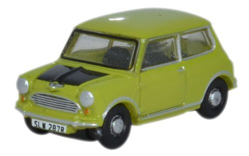 Oxford Diecast 1:148 Scale Austin Mini - Lime Green
