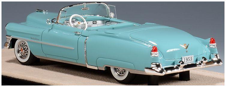 GLM 1:43 Scale Cadillac Eldorado Convertible Open Roof Pastoral Blue 1953