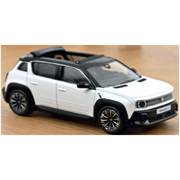 Norev 1:43 Scale Renault 4 E-Tech Electric Glacier White 2025