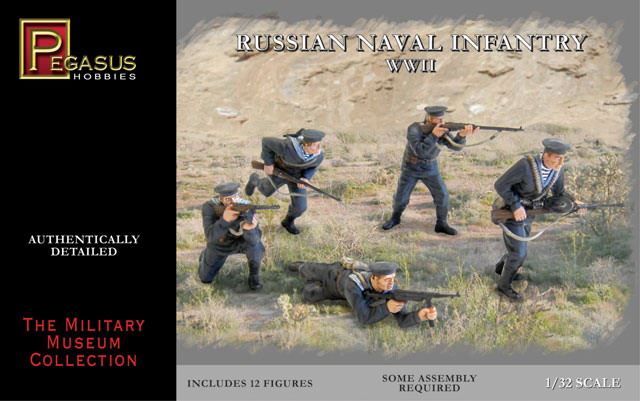 Pegasus 1:72 Scale Russian Naval Infantry WWII