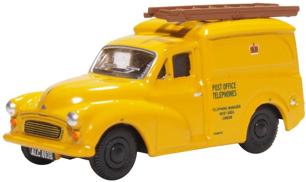 Oxford Diecast 1:76 Scale Morris 1000 Post Office Telephones Yellow