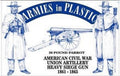 Armies In Plastic 5500 1:32 Scale American Civil War Union Artillery Heavy Seige Gun 30lb Parrot ACW
