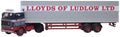 Oxford 1:76 Scale Volvo F88 40ft Box Trailer Lloyds of Ludlow