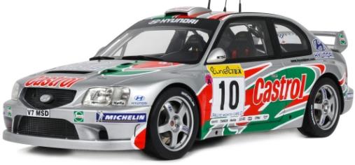 Otto  1:18th Scale Hyundai Accent WRC Grey #10 A.McRae D.Senior Rally Monte Carlo 2001