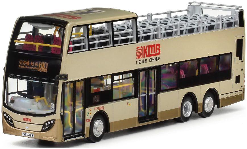 80m Bus Models 1:76th Scale KMB Dennis Enviro500 MMC Turbo Euro V 12M Open-Top Bus