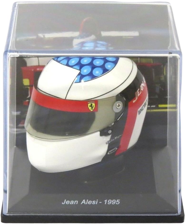 Atlas Editions 1:5th Scale Jean Alesi 1995 Ferrari F1 Helmet Collection