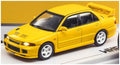 Whelart  1:64th Scale Mitsubishi EVO 3 Yellow - Light-Up!