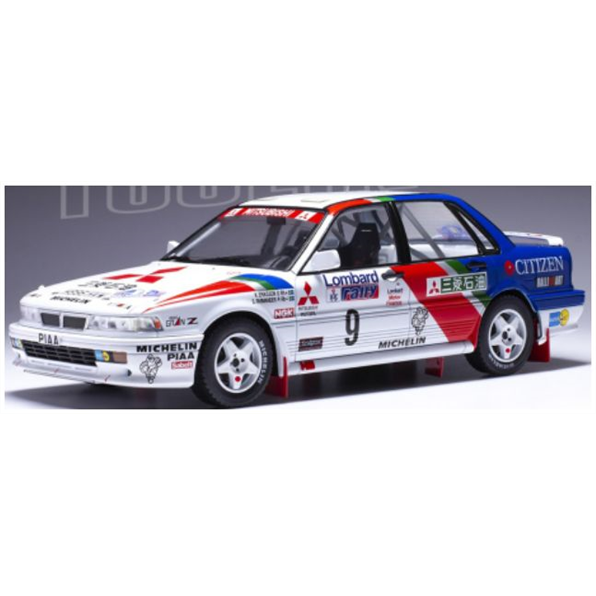 IXO 1:18 Scale Mitsubishi Galant VR-4 #9 RAC Rally 1990 K.Eriksson/S.Parmander