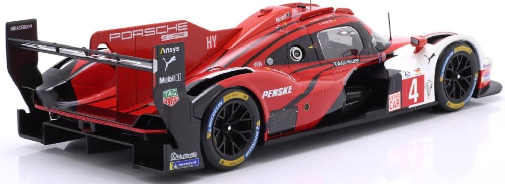 IXO  1:18th Scale Porsche 963 #4 8th 24h Le Mans 2025 Porsche Penske Motorsport