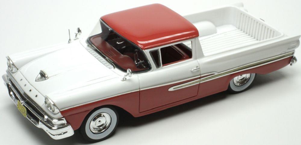 Goldvarg 1:43 Scale Ford Ranchero Torch Red 1958