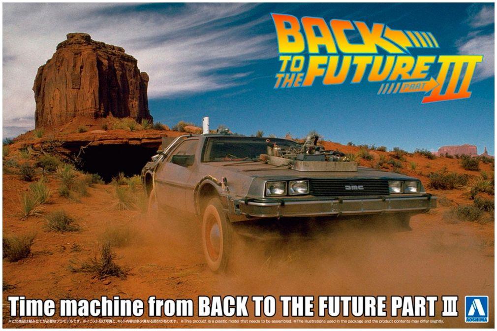 Aoshima  1:24th Scale Time Machine 'Back To The Future Part 3'
