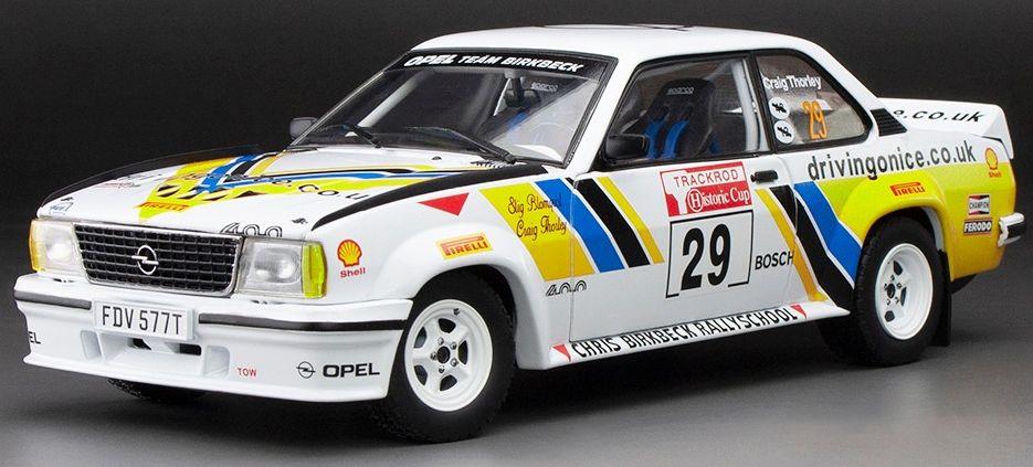 Sunstar 1:18 Scale Opel Ascona 400 #29 S.Blomqvist/T.Craig Trackrod Historic Cup 2016 (999pcs)