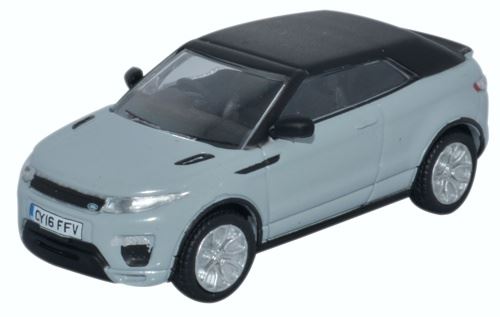 Oxford Diecast 1:76 Scale Range Rover Evoque Convertible Baltoro Ice