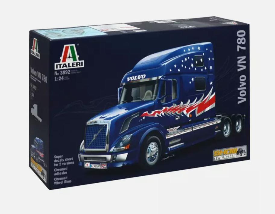 Italeri 3892 1/24 Scale Volvo VN 780 Truck Model Kit