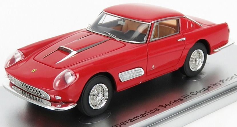 Kess 1:43 Scale Ferrari 410 Superamerica - Dark Red Series III Coupe by Pininfarina 1958