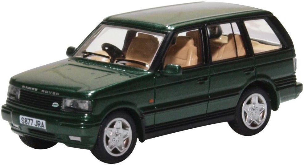Oxford Diecast 1:76 Scale Range Rover P38 Epsom Green
