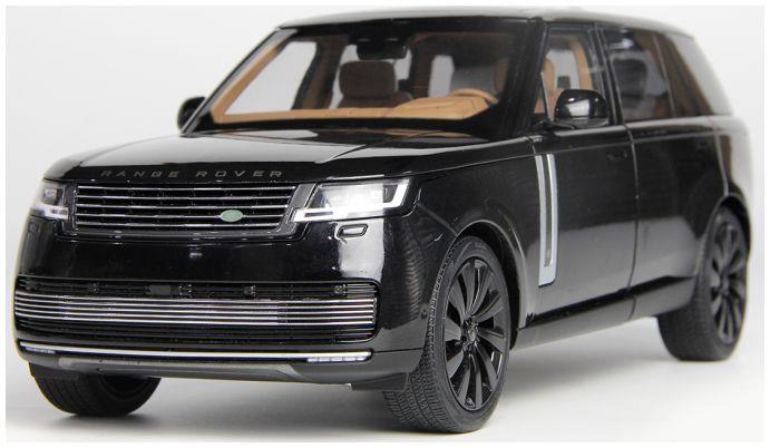 LCD Model 1:18 Scale Land Rover Range Rover SV Serenity Black 2022