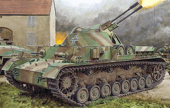 Dragon 1:35 Scale Flakpanzer IV (3CM) Kugelblitz