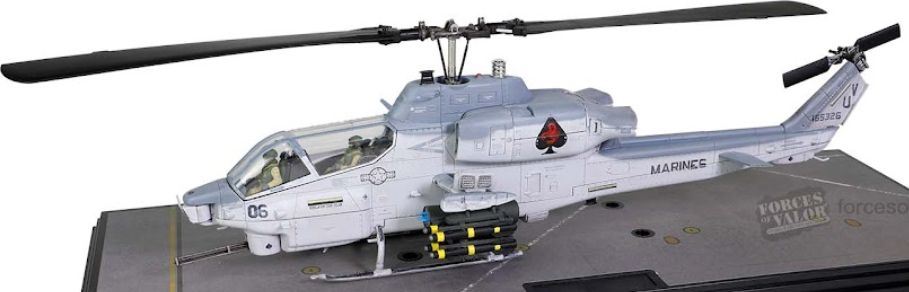 Forces Of Valor 1:48 Scale Bell AH-1W 'Whiskey Cobra' Attack Heli (NTS Exhaust Nozzle) U.S. Marine Corps