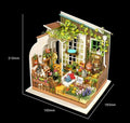 Rolife 3D Dollhouse Building Kit & LED Miller’s Garden DG108