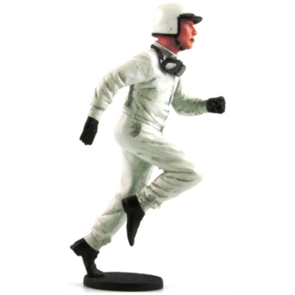 Le Mans Miniatures 1:18 Scale Le Mans Start 1960/1970 Figurine Modern White Helmet