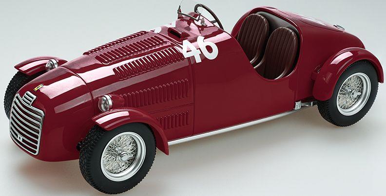 Tecnomodels 1:18 Scale Ferrari 125C 1947 Circuito Vigevano #46 Franco Cortese