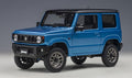 Autoart 1:18 Scale Suzuki Jimny (JB64) Brisk Blue Metallic/ Bluish Black Pearl Metallic Roof
