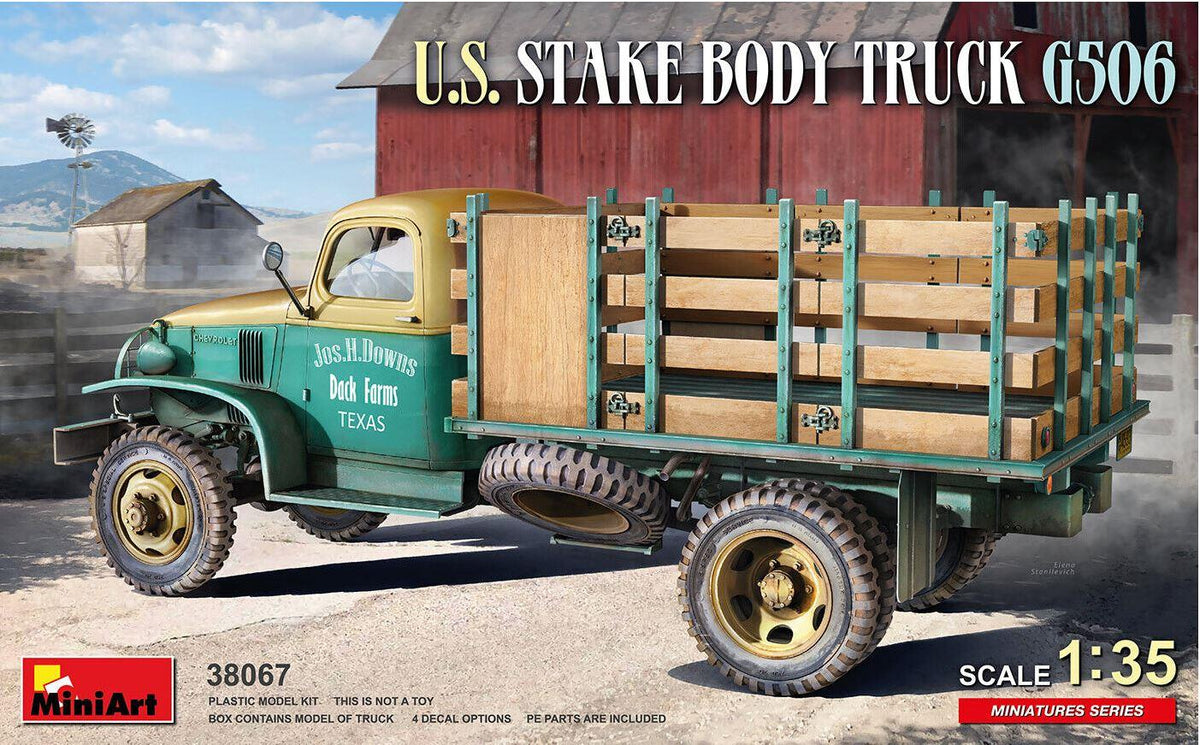 Miniart 38067 1/35 Scale US Stake Body Truck G506