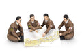 Zoukei-Mura SWS05-F04 1/32 Scale Mitsubishi J2M3 RaidenBriefing Set (4 Figures)