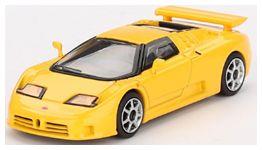 Truescale MiniGT 1:64th Scale Bugatti EB110 Super Sport Giallo Bugatti (LHD) Blister Packaging