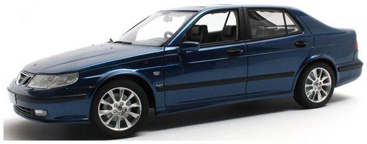 Cult 1/18th Scale Saab 9-5 Turbo Aero Blue Metallic 1998