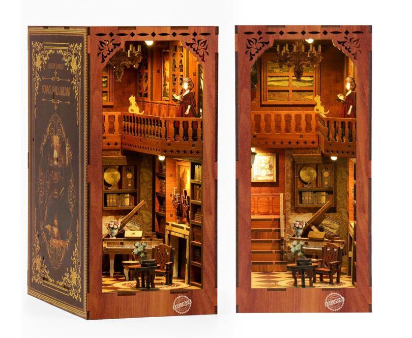 DIY DOLL HOUSE BOOK NOOK BV02-003 Grimm`s Small Building