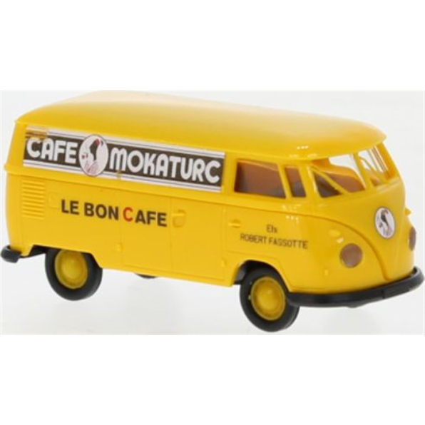 Brekina 1:87 Scale VW T1b Box Wagon Cafe Mokaturc 1960