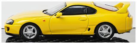 LCD  1:64th Scale Toyota Supra A80 Yellow