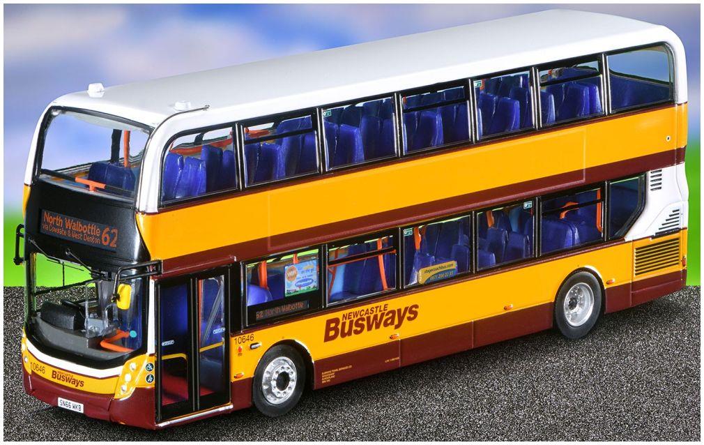 Northcord  1:76th Scale ADL Enviro400 - Newcastle Busways
(10646 - SN66 WKB)