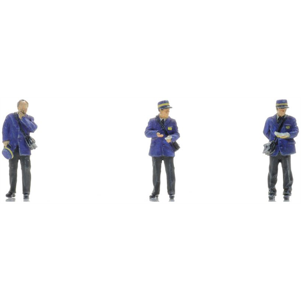 Artitec 1:87 Scale Conductors on Platform 1940-70 (3x) (NS) Ready-Made, Painted