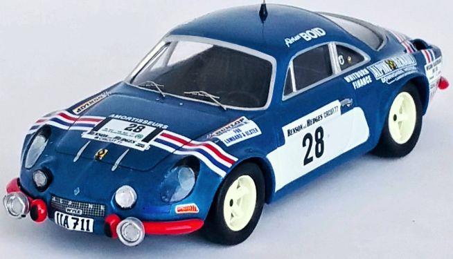 Trofeu 1:43 Scale Alpine Renault A110 Circuit of Ireland 1977 Adrian Boyd/Frank Main