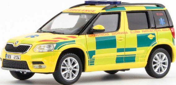 Abrex 1:43 Scale Skoda Yeti FL 2013 EMS Of Pardubice Region 161