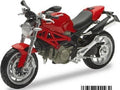 New-Ray 1:12 Scale Ducati Monster 1100 Red 2010 (Asst #57523)