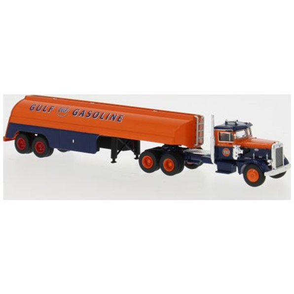 Brekina  1:87th Scale Peterbilt 281 Tank-SZ 1955 Gulf