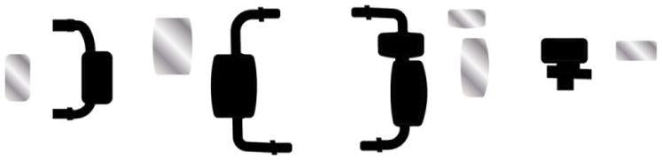WSi 1:50 Scale Scania Mirrors 0/1 Series