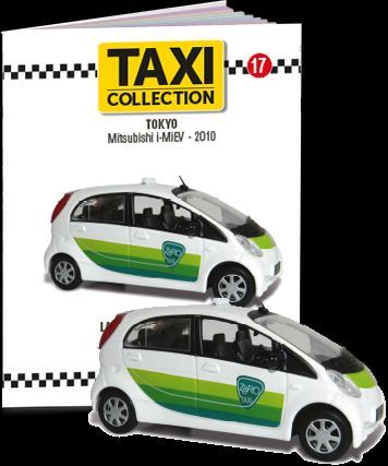 Atlas Editions 1:43 Scale Mitsubishi i-MiEV - Tokyo 2010 Taxi of the world - Centauria