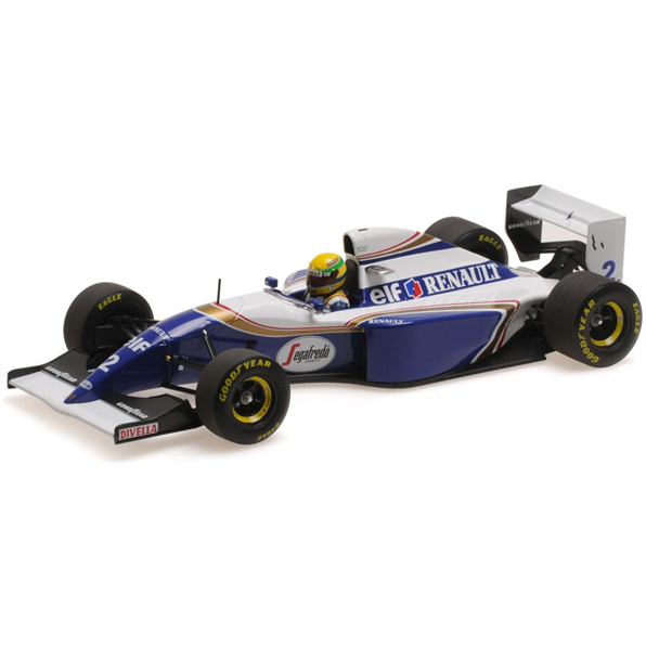 Minichamps 1:18 Scale Williams Renault FW16 Ayrton Senna San Marino 1994 Dirty Version