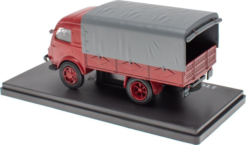 Atlas Editions 1:43 Scale Renault 2 Tonnes Plateau A Ridelles Bache 1947 Renault Commercial Collection-Blister